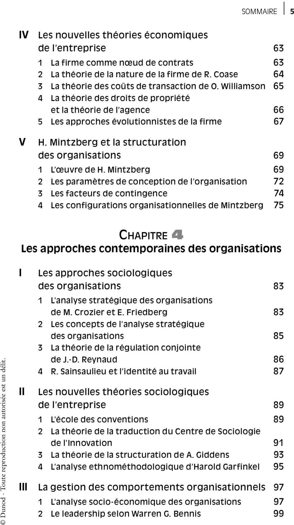 Mintzberg et la structuration des organisations 69 1 L œuvre de H.
