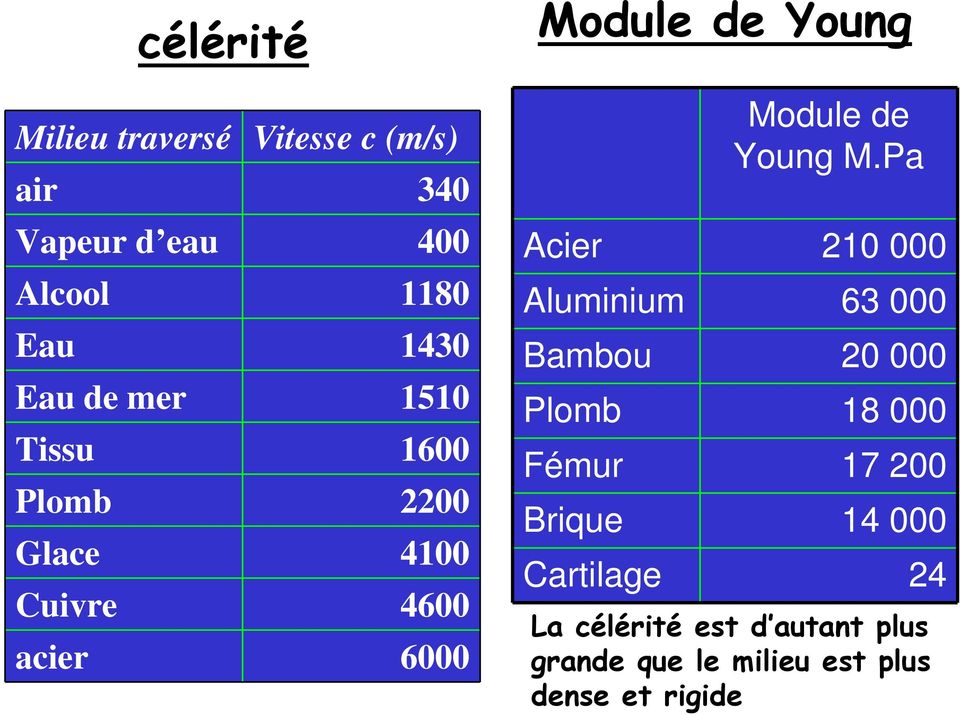 6000 Module de Young M.