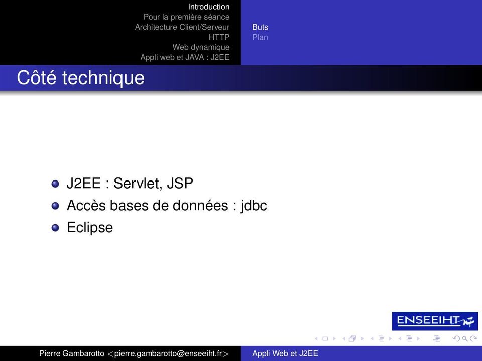 J2EE : Servlet, JSP