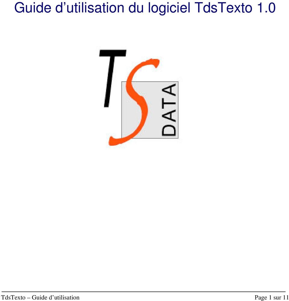 1.0 TdsTexto  Page 1