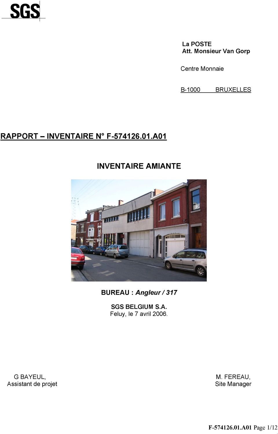 INVENTAIRE N F-574126.01.