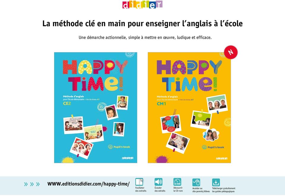 4 1, 2, 3, 4, what s your favourite subject? Pupil s book HAPPY-TIME_Couv-1.indd 1 16/01/12 14:09»»» www.editionsdidier.