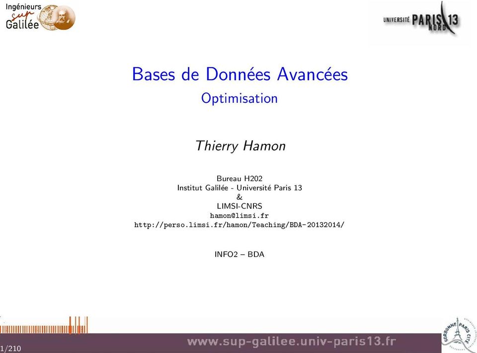 Université Paris 13 & LIMSI-CNRS hamon@limsi.