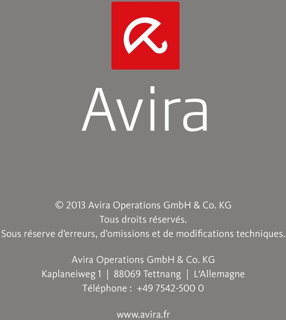 techniques. Avira Operations GmbH & Co.