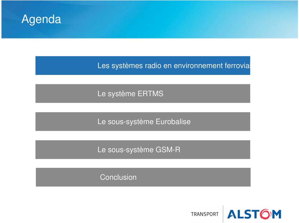 système ERTMS Le sous-système