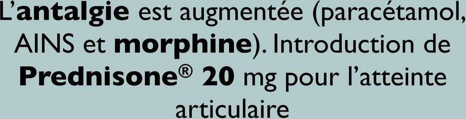 morphine).