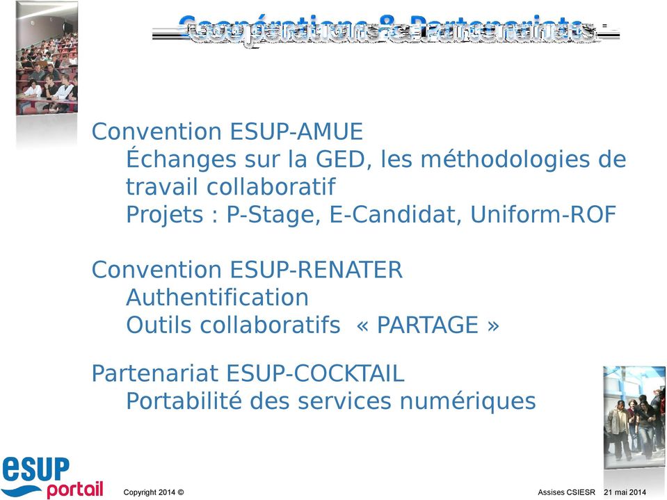Uniform-ROF Convention ESUP-RENATER Authentification Outils