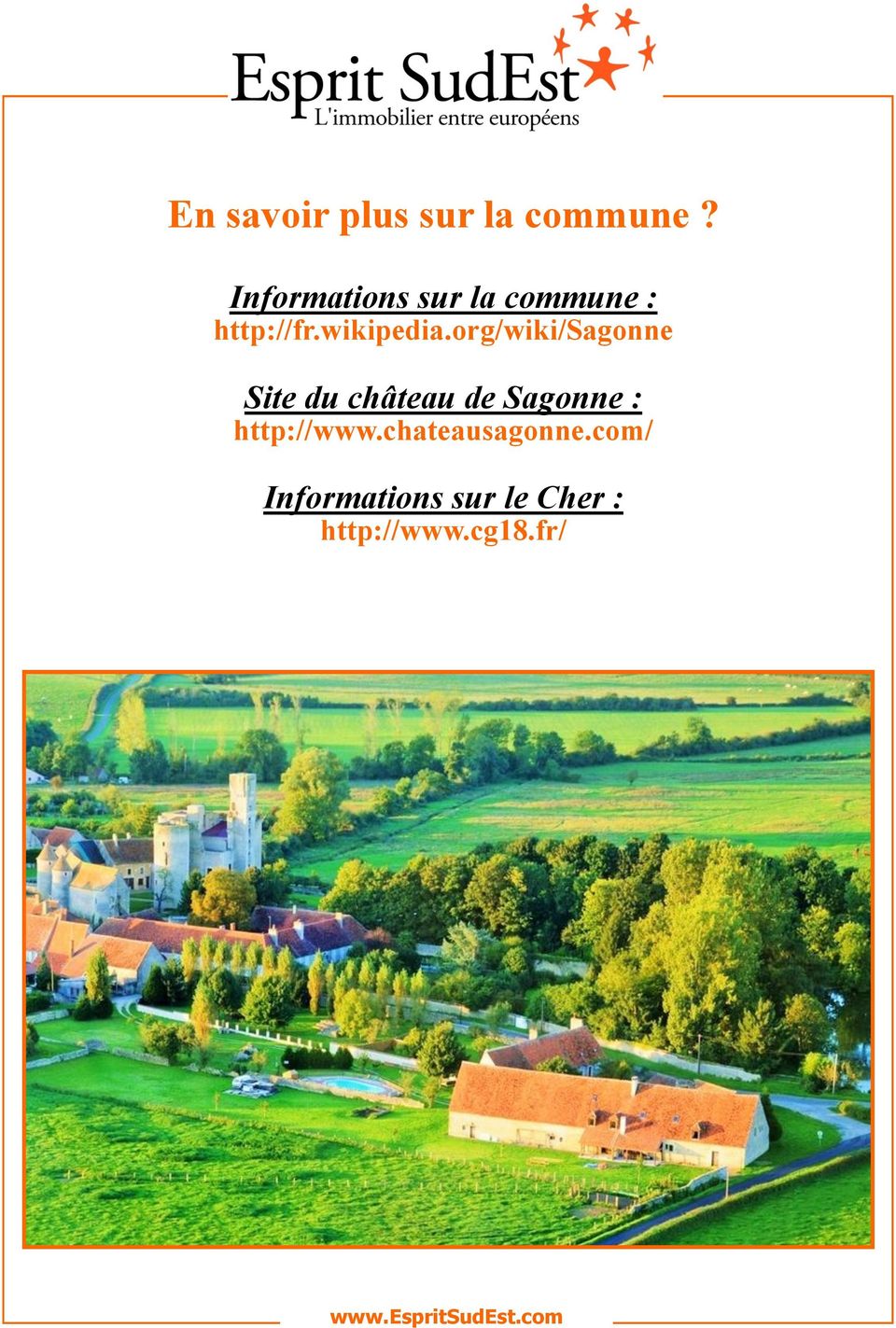 org/wiki/sagonne Site du château de Sagonne :