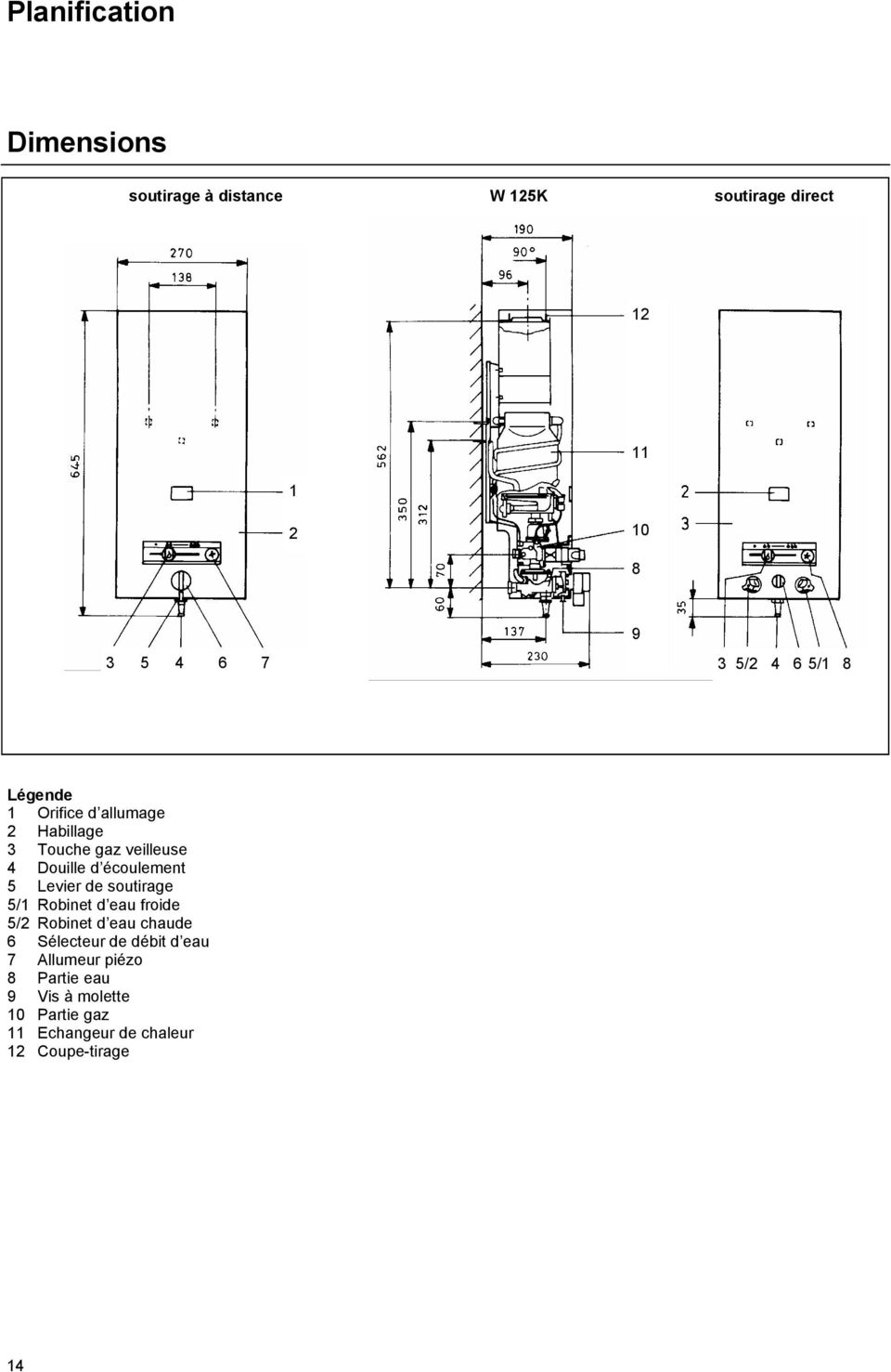 Documentation Technique Chauffe Eau Instantane A Gaz Junkers Wr K Hydropower Wr 325a W 125k Pdf Telechargement Gratuit