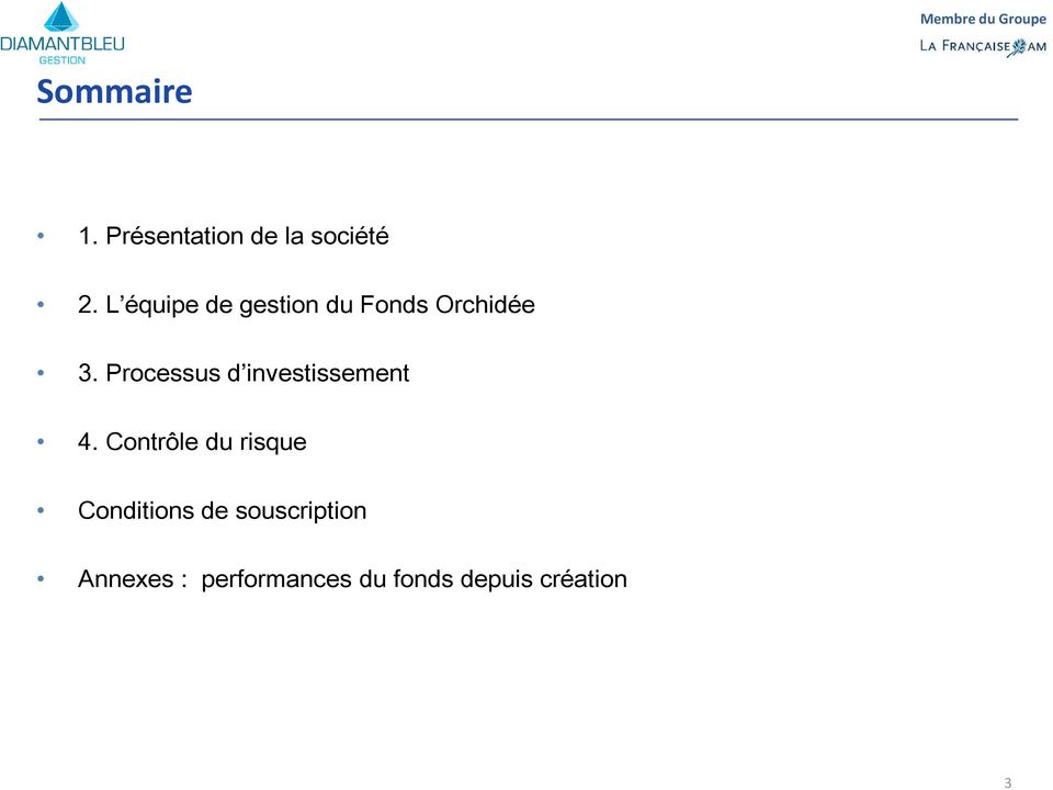 Processus d investissement 4.
