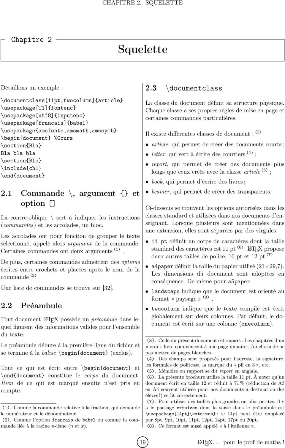Latex Pour Le Prof De Maths Pdf Free Download