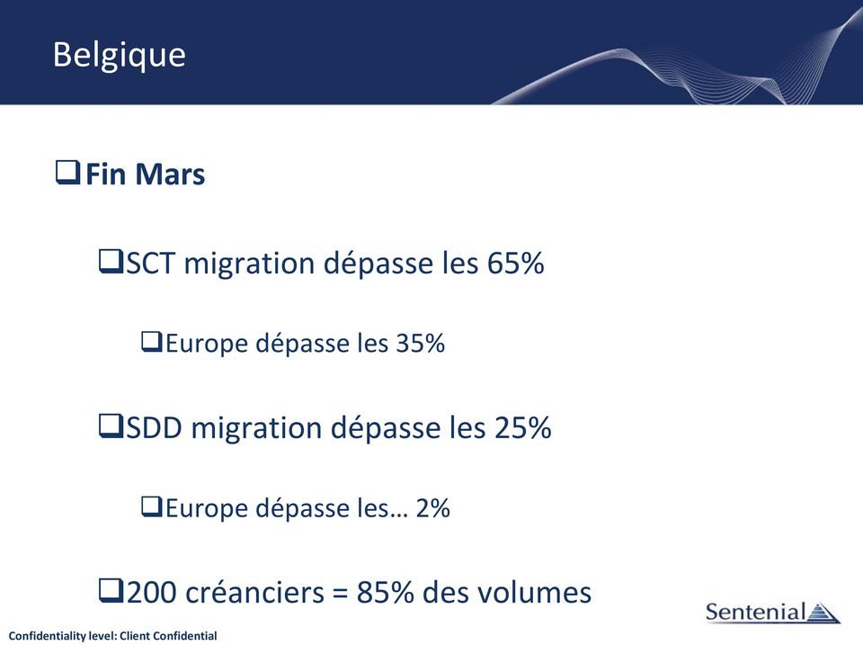 SDD migration dépasse les 25% Europe