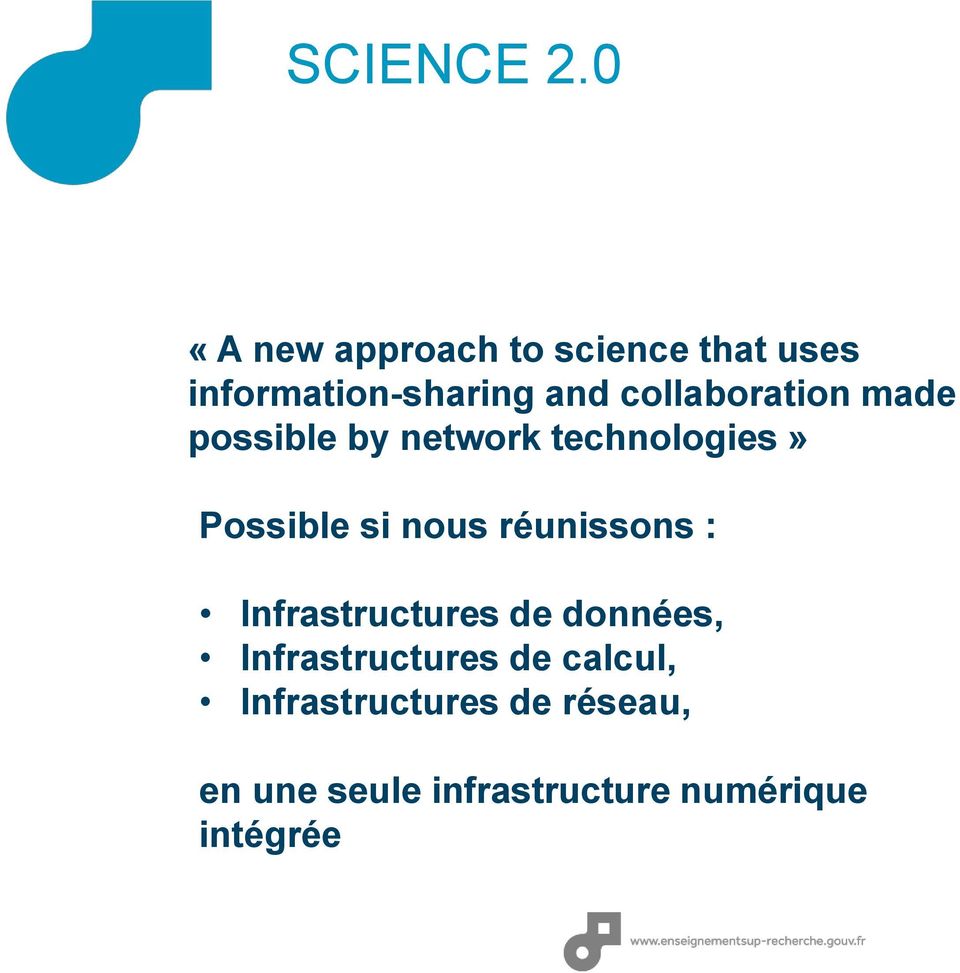 collaboration made possible by network technologies» Possible si nous