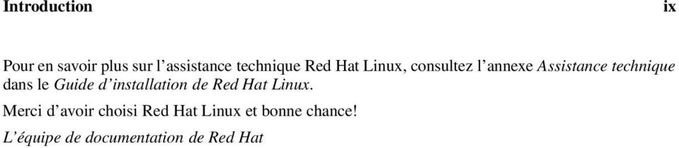 Guide d installation de Red Hat Linux.