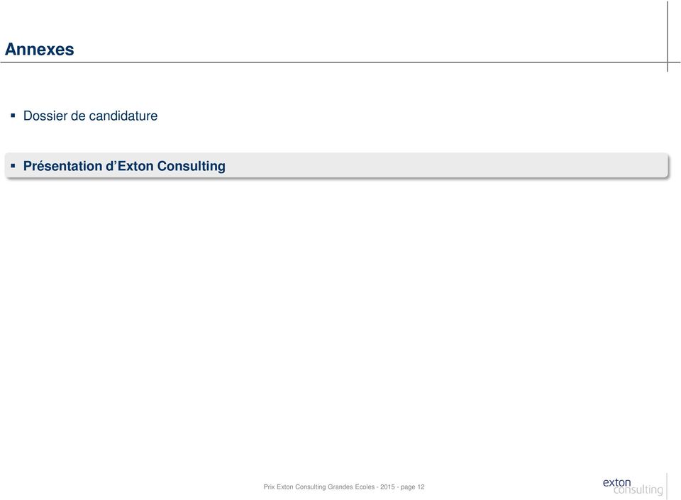 Exton Consulting Prix Exton