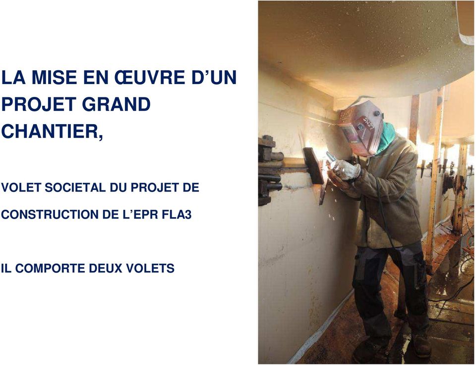 CONSTRUCTION DE L EPR FLA3 IL COMPORTE