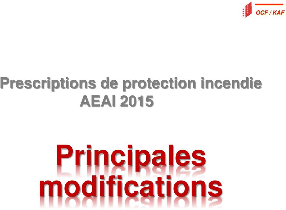 protection incendie