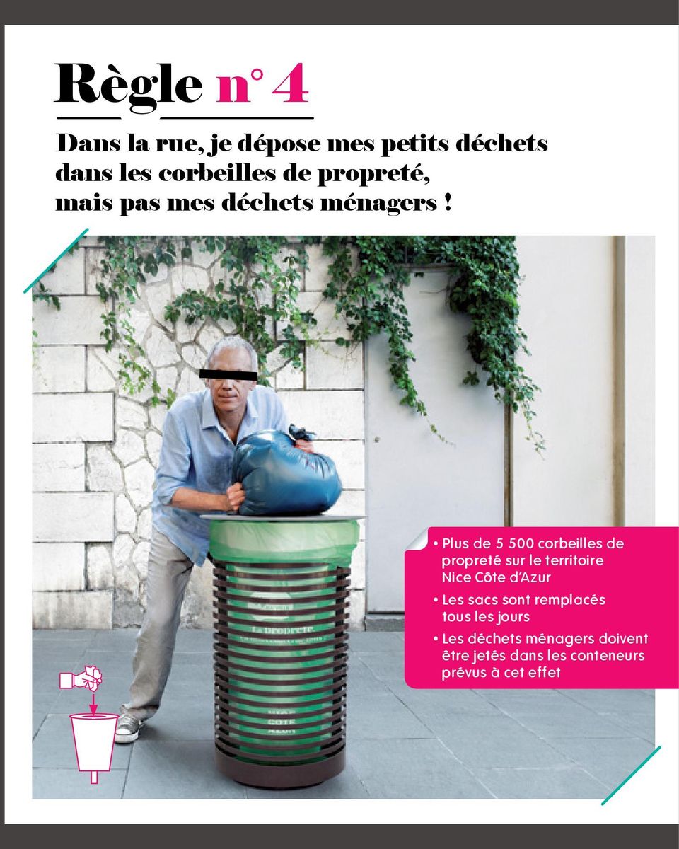 Plus de 5 500 corbeilles de propreté sur le territoire Nice Côte d Azur Les