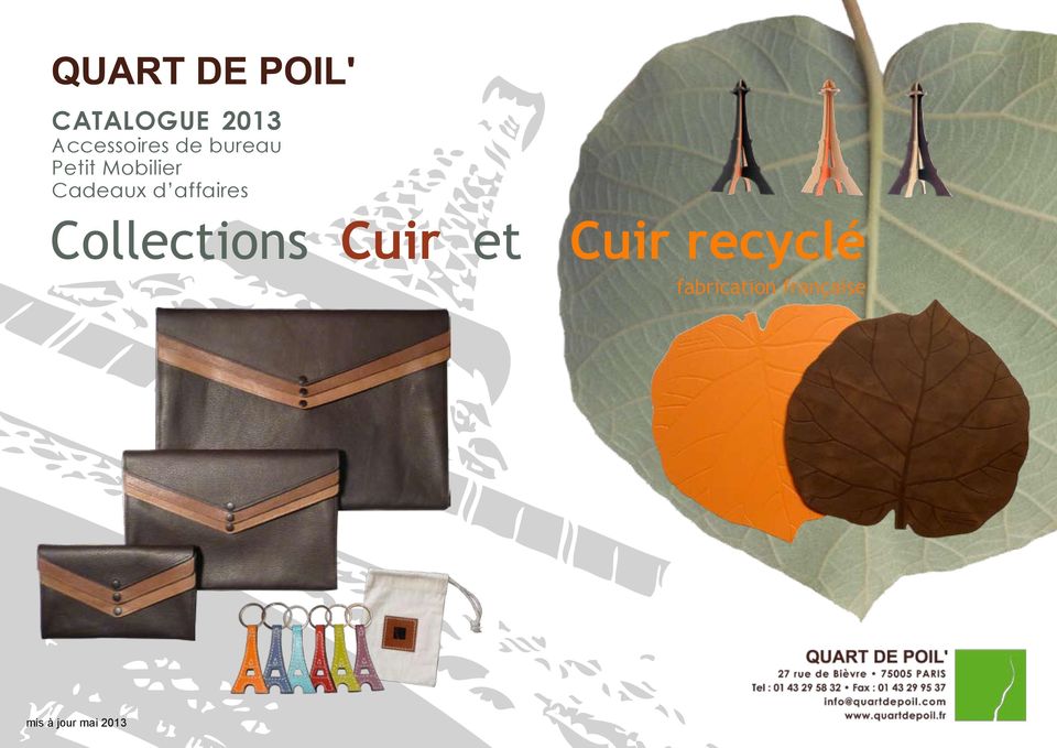 Collections Cuir et Cuir recyclé