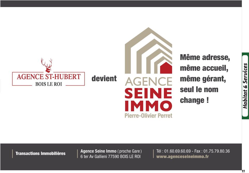 Habitat & Services Transactions Immobilières Agence Seine Immo (
