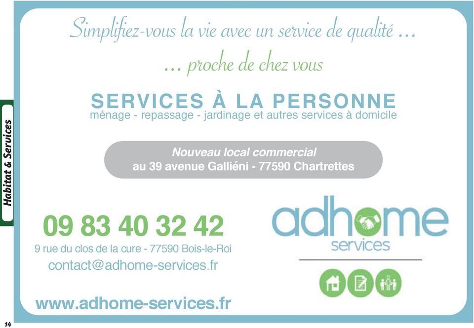services à domicile Nouveau local commercial au 39 avenue Galliéni - 77590 Chartrettes 09