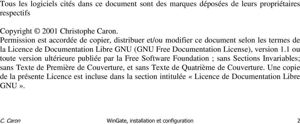 Documentation License), version 1.