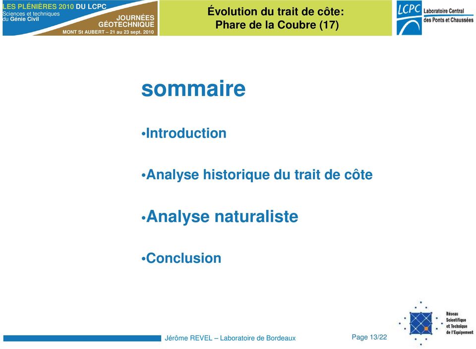 Analyse naturaliste Conclusion