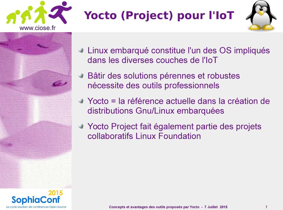 professionnels Yocto = la référence actuelle dans la création de distributions