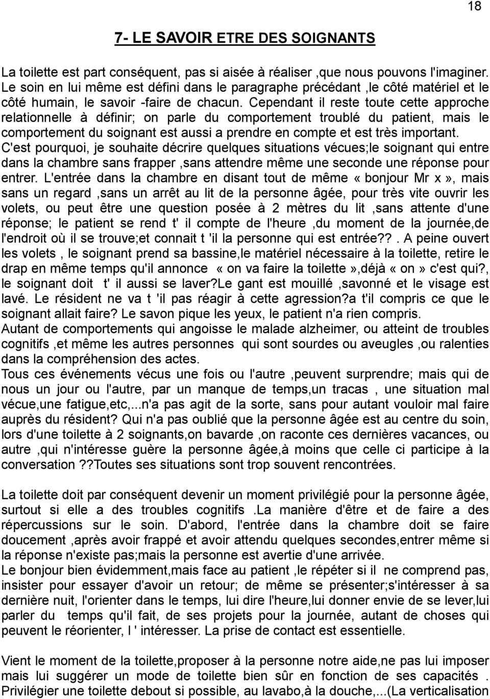 LA TOILETTE» D'UNE PERSONNE ATTEINTE DE LA MALADIE D'ALZHEIMER PEUT ETRE  DIFFICILE - PDF Free Download