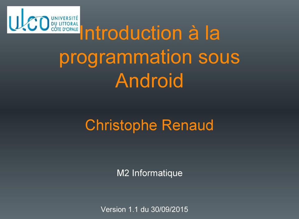 Android Christophe Renaud