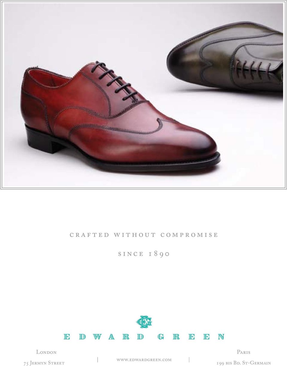Green» crafted without compromise since 1890 London 75