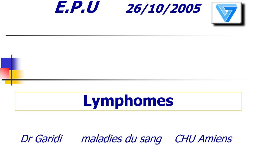 Lymphomes Dr