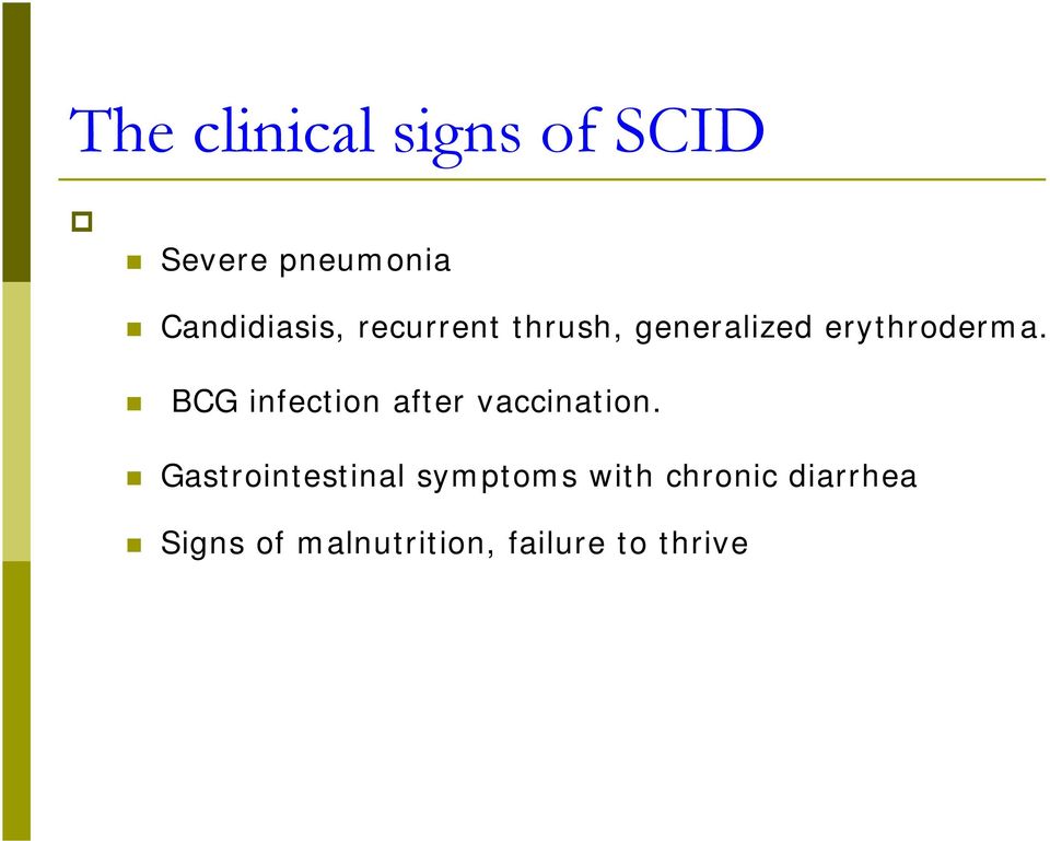 BCG infection after vaccination.