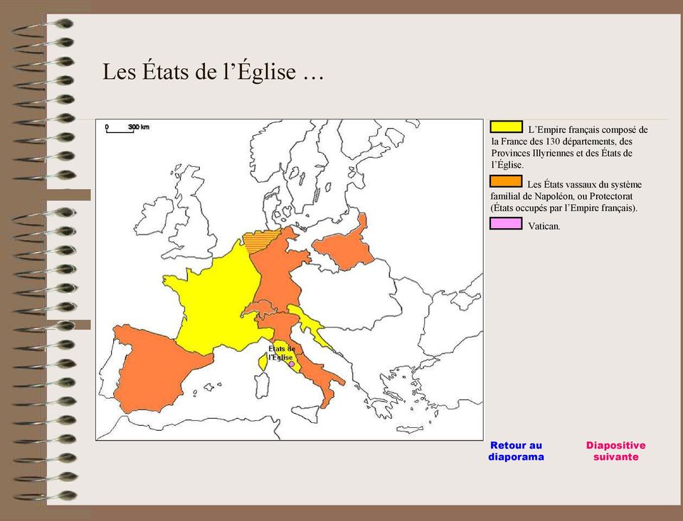 Les États vassaux du système familial de Napoléon, ou Protectorat (États