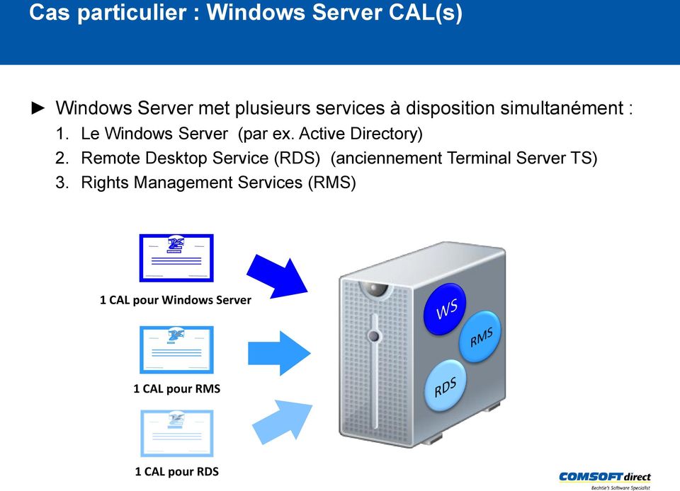 Remote Desktop Service (RDS) (anciennement Terminal Server TS) 3.