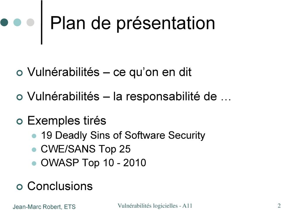 Sins of Software Security CWE/SANS Top 25 OWASP Top 10-2010