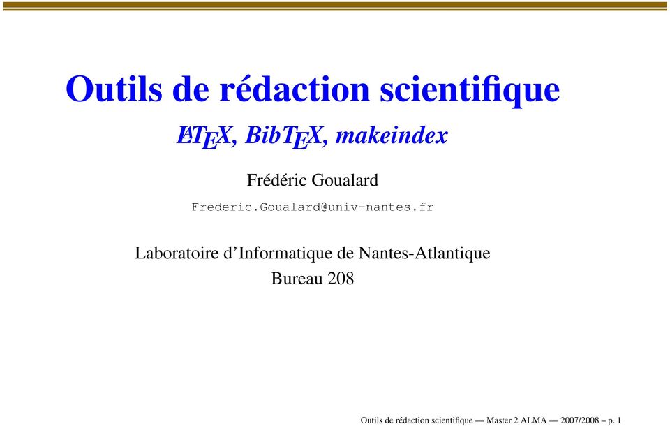 fr Laboratoire d Informatique de Nantes-Atlantique Bureau