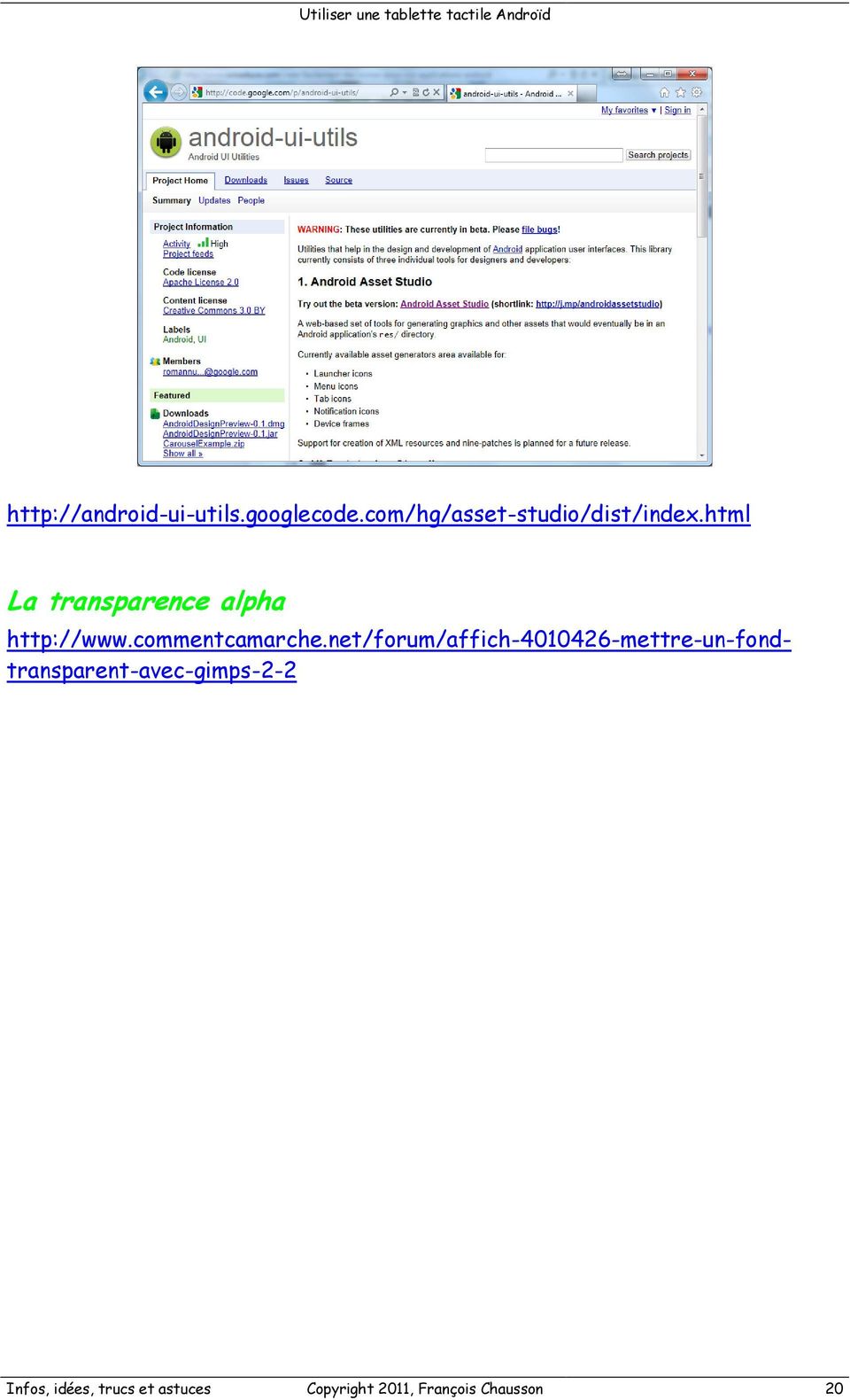 html La transparence alpha http://www.commentcamarche.