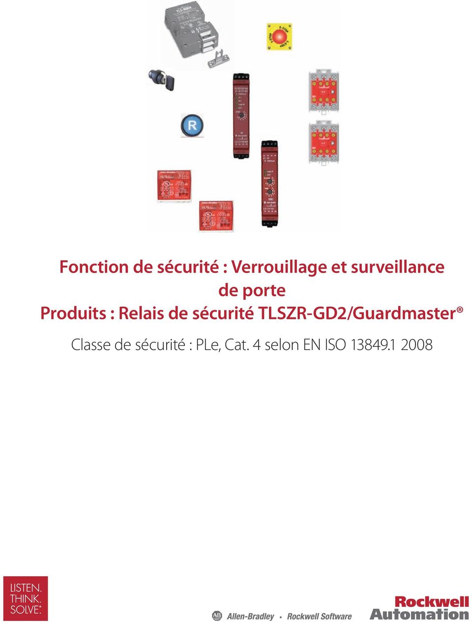 sécurité TLSZR-GD2/Guardmaster Classe de