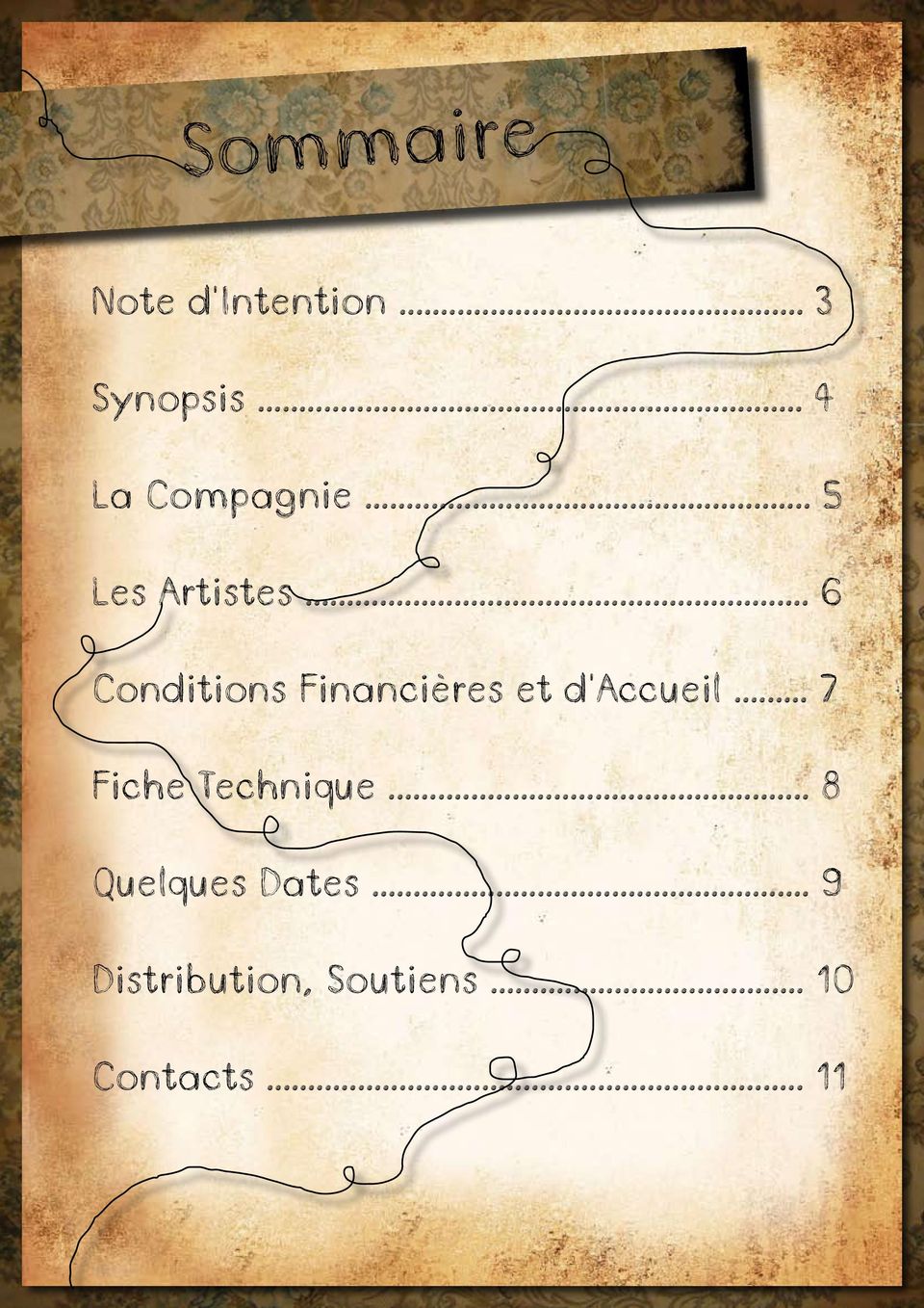 .. 6 Conditions Financières et d Accueil.