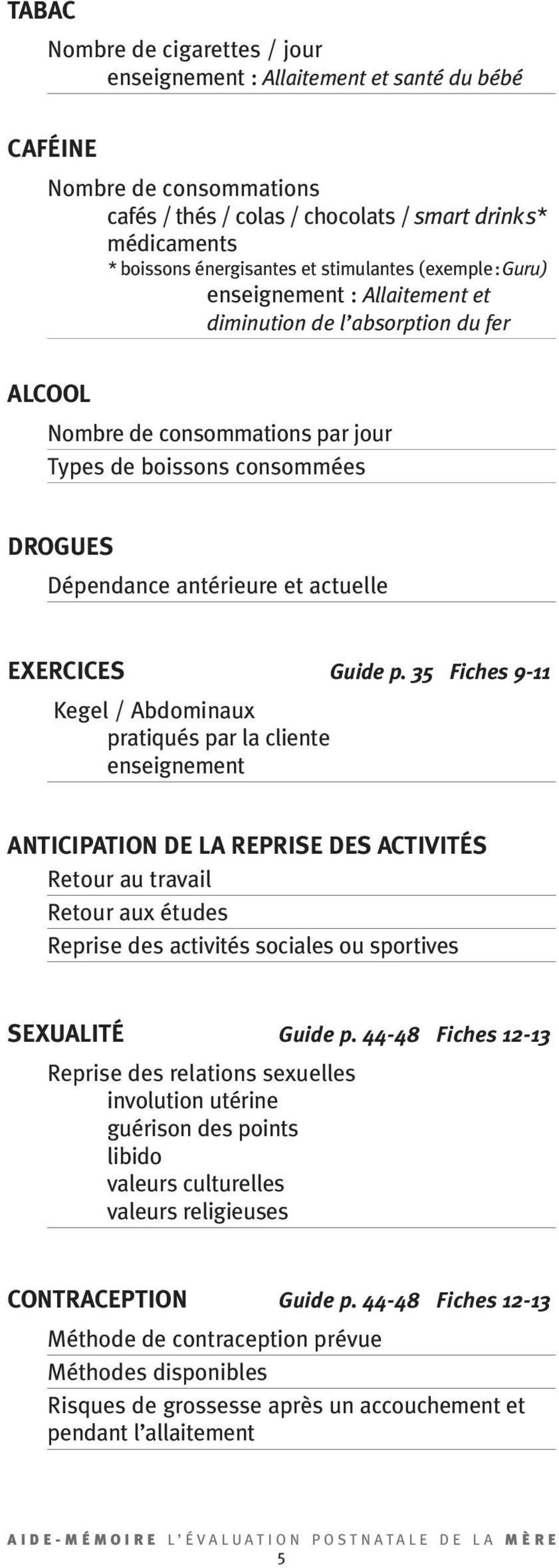 actuelle EXERCICES Guide p.