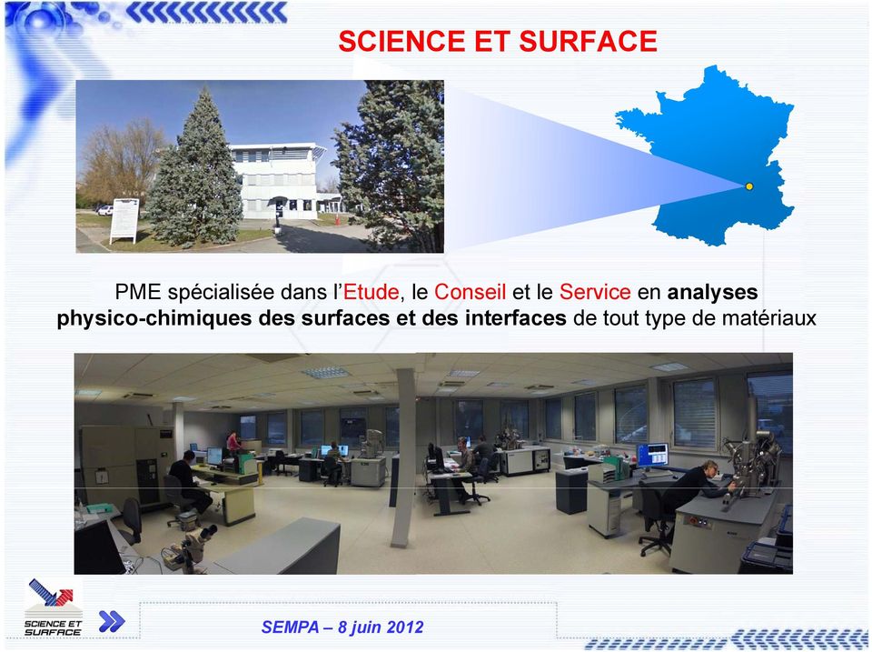 analyses physico-chimiques des surfaces