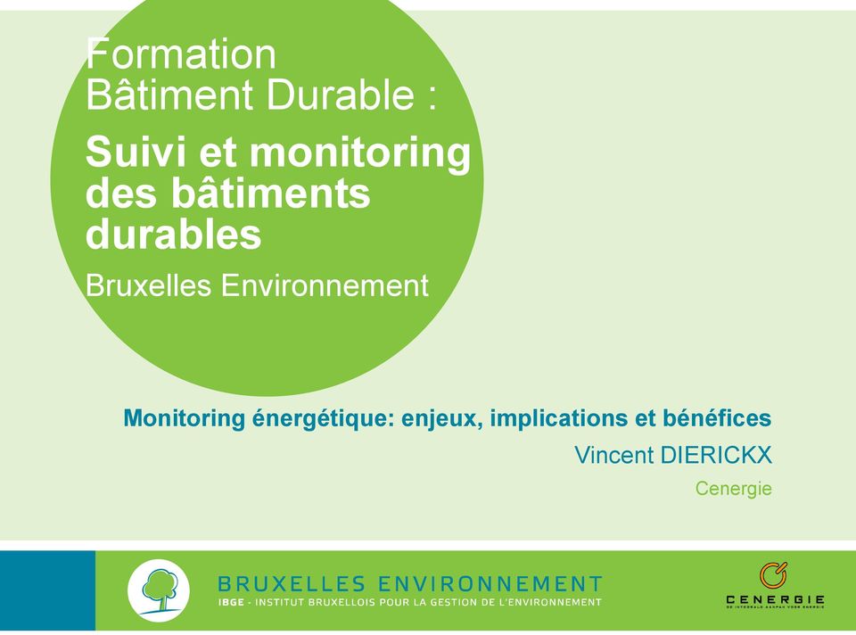 Environnement Monitoring énergétique: