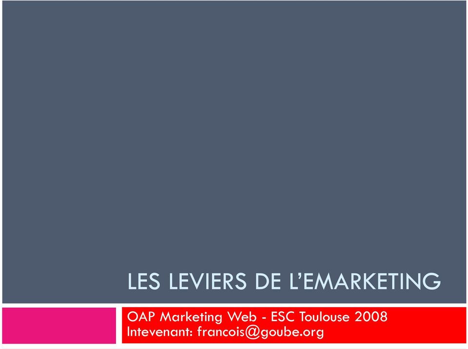 Marketing Web - ESC