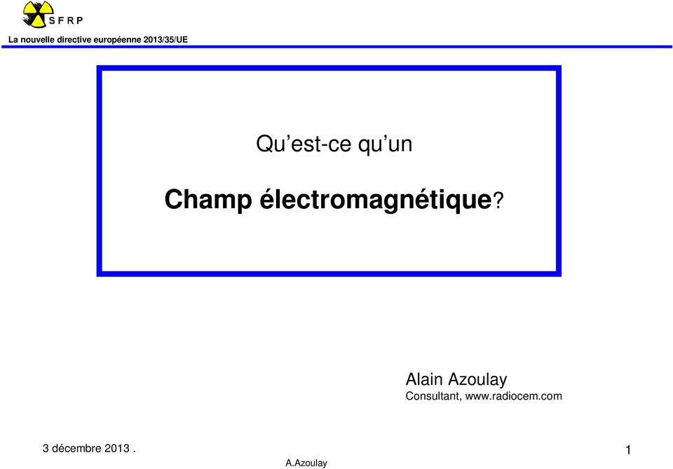 Alain Azoulay Consultant,