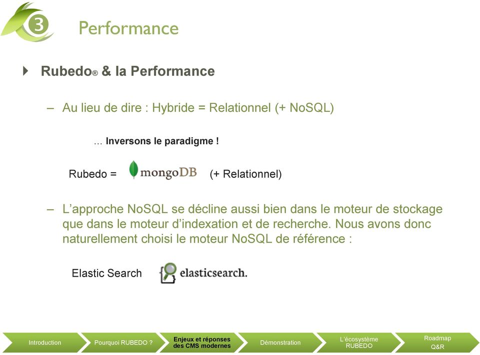 Rubedo = (+ Relationnel) L approche NoSQL se décline aussi bien dans le moteur de