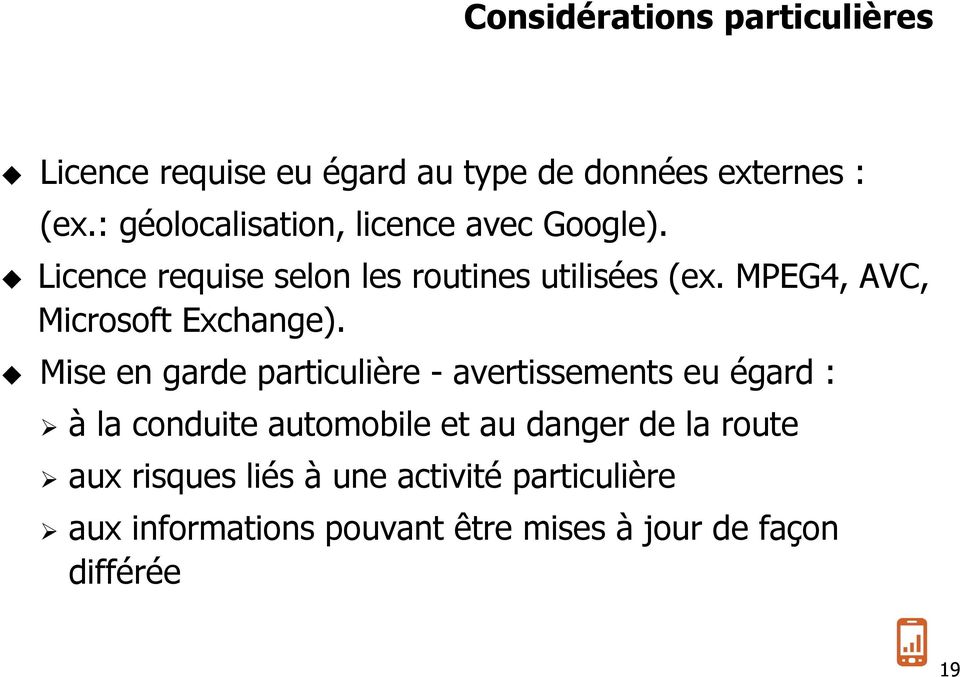 MPEG4, AVC, Microsoft Exchange).