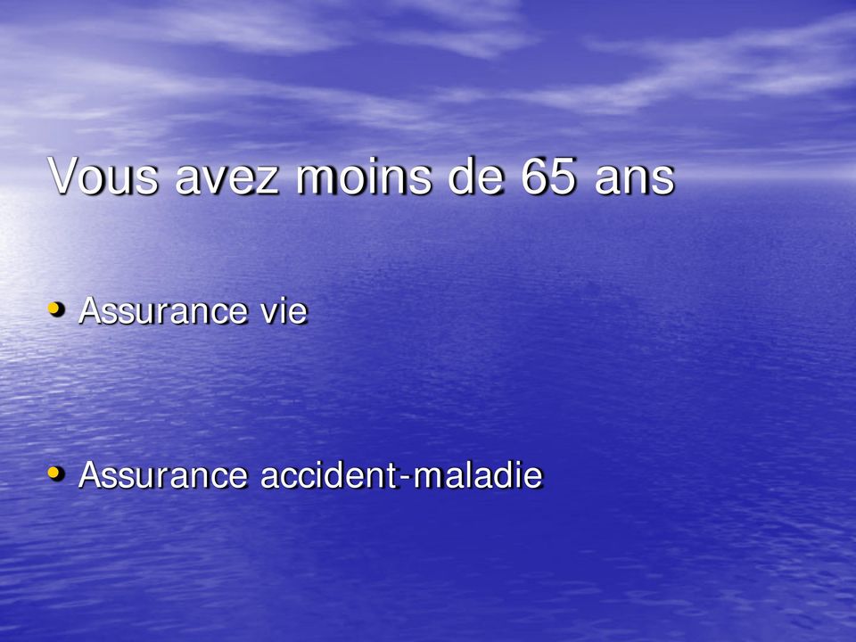 Assurance vie