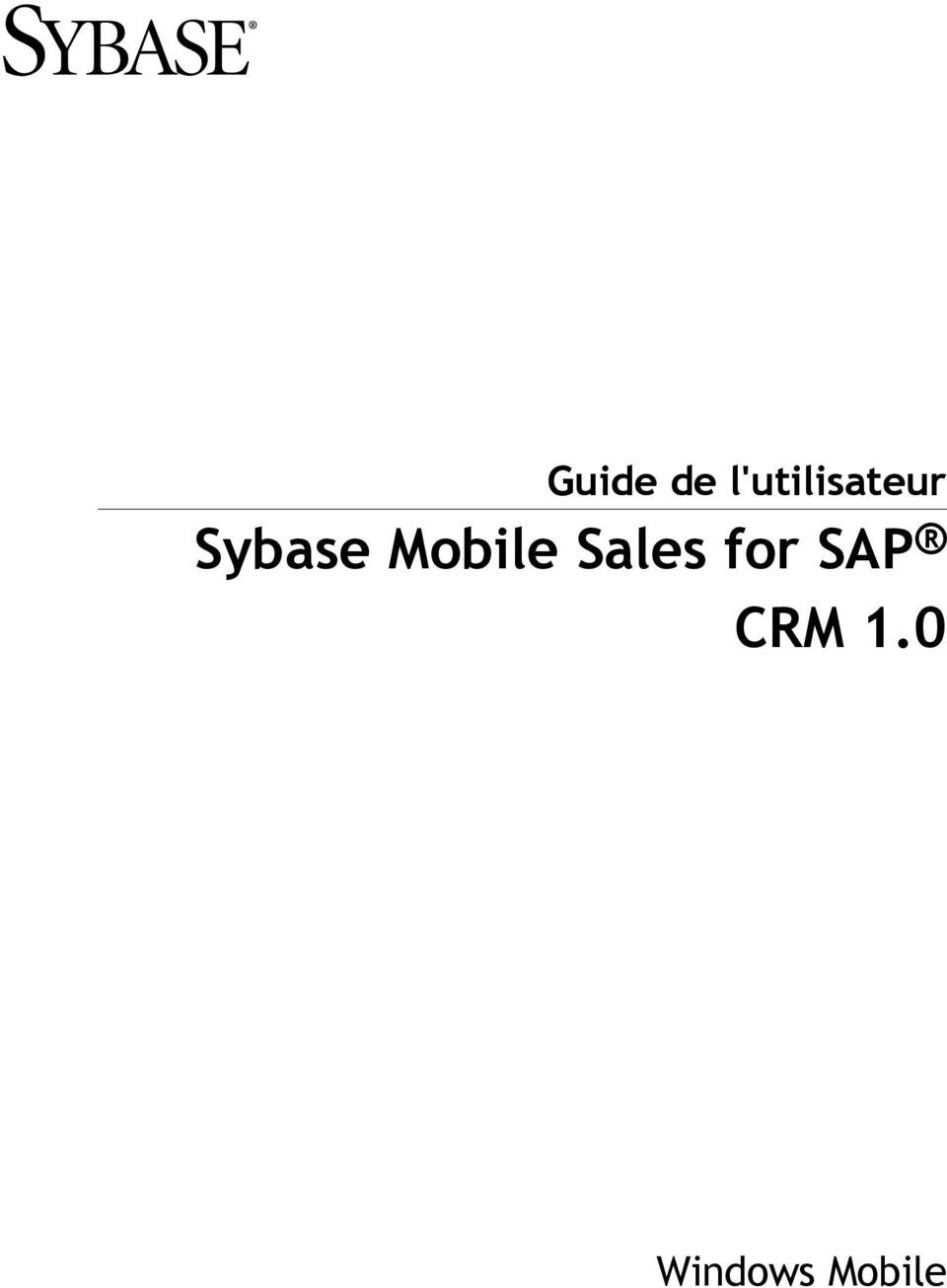 Sybase Mobile