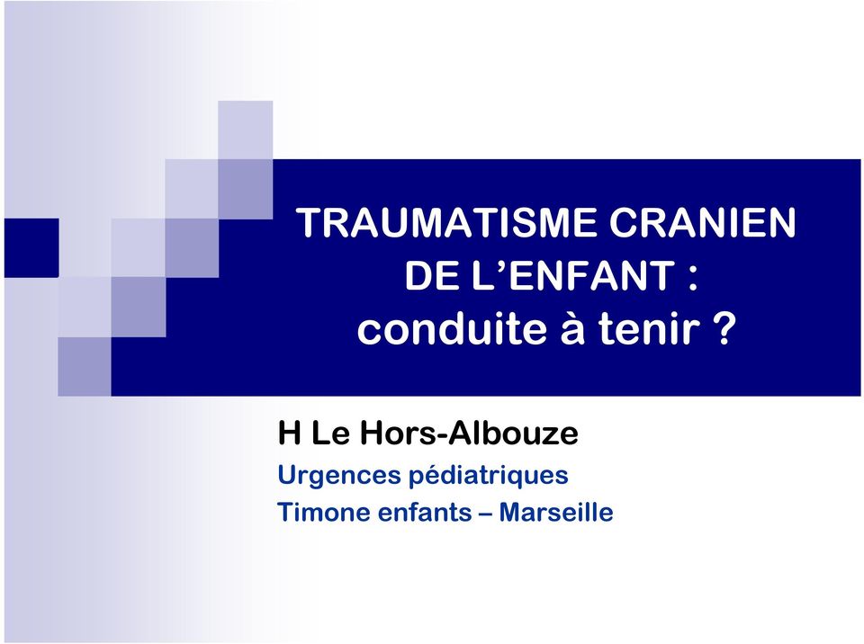H Le Hors-Albouze Urgences